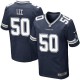 Men Nike Dallas Cowboys &50 Sean Lee Elite Navy Blue Team Color NFL Jersey