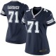 Women Nike Dallas Cowboys &71 Ben Gardner Elite Navy Blue Team Color NFL Jersey