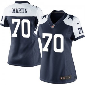 Femmes Nike Dallas Cowboys # 70 Zack Martin élite bleu marine Throwback alternent NFL Maillot Magasin