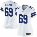 Women Nike Dallas Cowboys &69 Henry Melton Elite White NFL Jersey