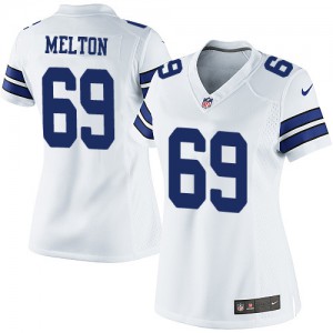 Femmes Nike Dallas Cowboys # 69 Henry Melton Élite blanc NFL Maillot Magasin