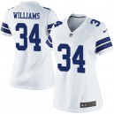 Women Nike Dallas Cowboys &34 Ryan Williams Elite White NFL Jersey