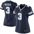 Women Nike Dallas Cowboys &3 Brandon Weeden Elite Navy Blue Team Color NFL Jersey
