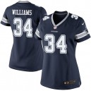 Women Nike Dallas Cowboys &34 Ryan Williams Elite Navy Blue Team Color NFL Jersey