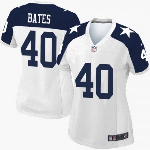 Femmes Nike Dallas Cowboys # 40 Bill Bates élite blanche Throwback alternent NFL Maillot Magasin Femmes Nike Dallas Cowboys # 40 Bill Bates élite blanche Throwback alternent NFL Maillot Magasin