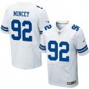 Men Nike Dallas Cowboys &92 Jeremy Mincey Elite White NFL Jersey