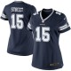 Women Nike Dallas Cowboys &15 Devin Street Elite Navy Blue Team Color NFL Jersey