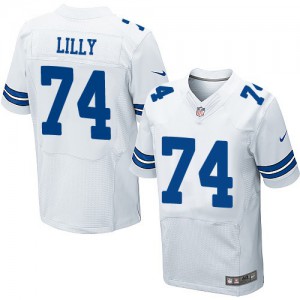 Hommes Nike Dallas Cowboys # 74 Bob Lilly Élite blanc NFL Maillot Magasin