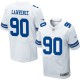 Men Nike Dallas Cowboys &90 Demarcus Lawrence Elite White NFL Jersey
