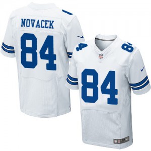 Hommes Nike Dallas Cowboys # 84 Jay Novacek Élite blanc NFL Maillot Magasin