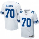 Men Nike Dallas Cowboys &70 Zack Martin Elite White NFL Jersey