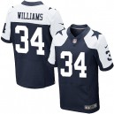 Men Nike Dallas Cowboys &34 Ryan Williams Elite Navy Blue Throwback Alternate NFL Jersey