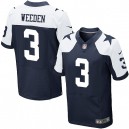 Men Nike Dallas Cowboys &3 Brandon Weeden Elite Navy Blue Throwback Alternate NFL Jersey