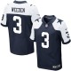 Men Nike Dallas Cowboys &3 Brandon Weeden Elite Navy Blue Throwback Alternate NFL Jersey