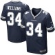 Men Nike Dallas Cowboys &34 Ryan Williams Elite Navy Blue Team Color NFL Jersey