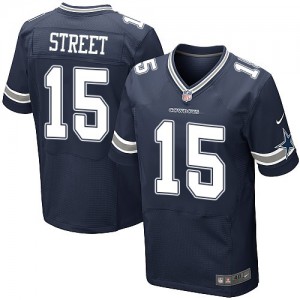 Hommes Nike Dallas Cowboys # 15, rue Devin élite bleu marine équipe NFL Maillot Magasin de couleur