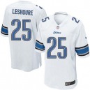 Youth Nike Detroit Lions &25 Mikel Leshoure Elite White NFL Jersey