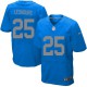 Men Nike Detroit Lions &25 Mikel Leshoure Elite Blue Alternate NFL Jersey