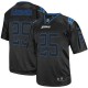 Men Nike Detroit Lions &25 Mikel Leshoure Elite Lights Out Black NFL Jersey