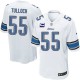 Youth Nike Detroit Lions &55 Stephen Tulloch Elite White C Patch NFL Jersey