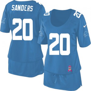 Femmes Nike Detroit Lions # 20 Barry Sanders élite lumière bleu Breast Cancer Awareness NFL Maillot Magasin Femmes Nike Detroit Lions # 20 Barry Sanders élite lumière bleu Breast Cancer Awareness NFL Maillot Magasin
