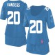 Women Nike Detroit Lions &20 Barry Sanders Elite Light Blue Breast Cancer Awareness NFL Jersey