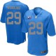 Youth Nike Detroit Lions &29 John Wendling Elite Blue Alternate C Patch NFL Jersey