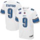Men Nike Detroit Lions &9 Matthew Stafford Elite White C Patch NFL Jersey