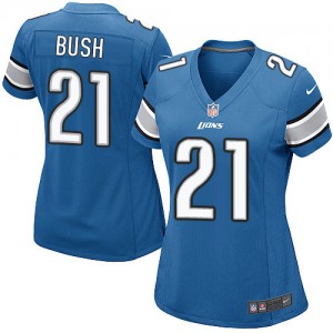 Femmes Nike Detroit Lions # 21 Reggie Bush élite lumière bleu équipe NFL Maillot Magasin de couleur Femmes Nike Detroit Lions # 21 Reggie Bush élite lumière bleu équipe NFL Maillot Magasin de couleur