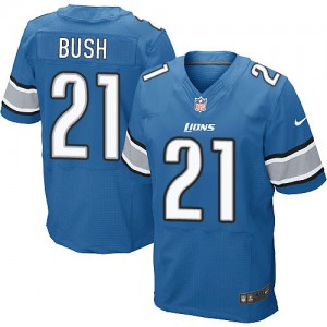 Hommes Nike Detroit Lions # 21 Reggie Bush élite lumière bleu équipe NFL Maillot Magasin de couleur Hommes Nike Detroit Lions # 21 Reggie Bush élite lumière bleu équipe NFL Maillot Magasin de couleur