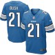 Men Nike Detroit Lions &21 Reggie Bush Elite Light Blue Team Color NFL Jersey
