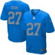 Men Nike Detroit Lions &27 Glover Quin Elite Blue Alternate NFL Jersey