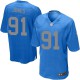 Youth Nike Detroit Lions &91 Jason Jones Elite Blue Alternate NFL Jersey