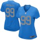 Women Nike Detroit Lions &99 C.J. Mosley Elite Blue Alternate NFL Jersey