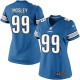 Women Nike Detroit Lions &99 C.J. Mosley Elite Light Blue Team Color NFL Jersey