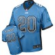 Women Nike Detroit Lions &20 Barry Sanders Elite Light Blue Drift Fashion NFL Jersey
