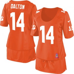 Femmes Nike Cincinnati Bengals # 14 Andy Dalton élite Orange Breast Cancer Awareness NFL Maillot Magasin Femmes Nike Cincinnati Bengals # 14 Andy Dalton élite Orange Breast Cancer Awareness NFL Maillot Magasin