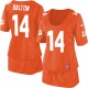 Women Nike Cincinnati Bengals &14 Andy Dalton Elite Orange Breast Cancer Awareness NFL Jersey