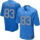 Youth Nike Detroit Lions &83 Pat Edwards Elite Blue Alternate NFL Jersey