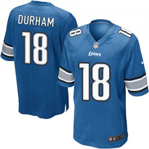 Jeunes Lions de Detroit Nike # 18 Kris Durham Élite Light Bleu équipe couleur NFL Maillot Magasin Jeunes Lions de Detroit Nike # 18 Kris Durham Élite Light Bleu équipe couleur NFL Maillot Magasin