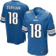 Youth Nike Detroit Lions &18 Kris Durham Elite Light Blue Team Color NFL Jersey