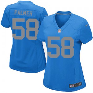 Femmes Nike Detroit Lions # 58 Ashlee Palmer Élite bleu alternent NFL Maillot Magasin