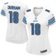Women Nike Detroit Lions &18 Kris Durham Elite White NFL Jersey