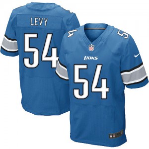 Hommes Nike Detroit Lions # 54 DeAndre Levy élite lumière bleu équipe NFL Maillot Magasin de couleur Hommes Nike Detroit Lions # 54 DeAndre Levy élite lumière bleu équipe NFL Maillot Magasin de couleur