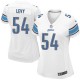 Women Nike Detroit Lions &54 DeAndre Levy Elite White NFL Jersey