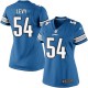Women Nike Detroit Lions &54 DeAndre Levy Elite Light Blue Team Color NFL Jersey