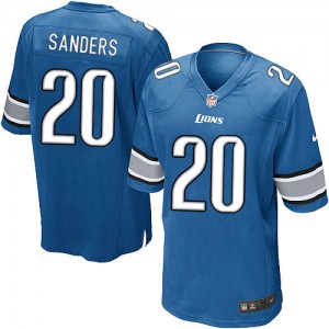 Jeunes Lions de Detroit Nike # 20 Barry Sanders Élite Light Bleu équipe couleur NFL Maillot Magasin Jeunes Lions de Detroit Nike # 20 Barry Sanders Élite Light Bleu équipe couleur NFL Maillot Magasin
