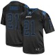 Men Nike Detroit Lions &21 Reggie Bush Elite Lights Out Black NFL Jersey