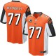 Youth Nike Cincinnati Bengals &77 Andrew Whitworth Elite Orange Alternate C Patch NFL Jersey