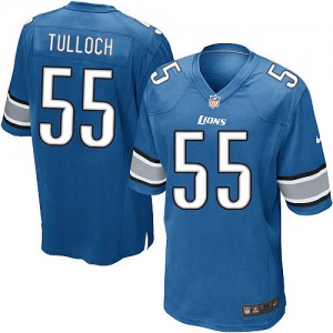 Jeunes Lions de Detroit Nike # 55 Stephen Tulloch élite lumière bleu équipe NFL Maillot Magasin de couleur Jeunes Lions de Detroit Nike # 55 Stephen Tulloch élite lumière bleu équipe NFL Maillot Magasin de couleur